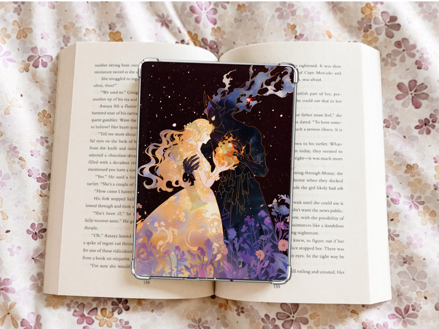 Dark Romantasy Lovers Kindle Case Insert / bookish merch/ clear case insert/ romantasy readers/ booktok/ trendy