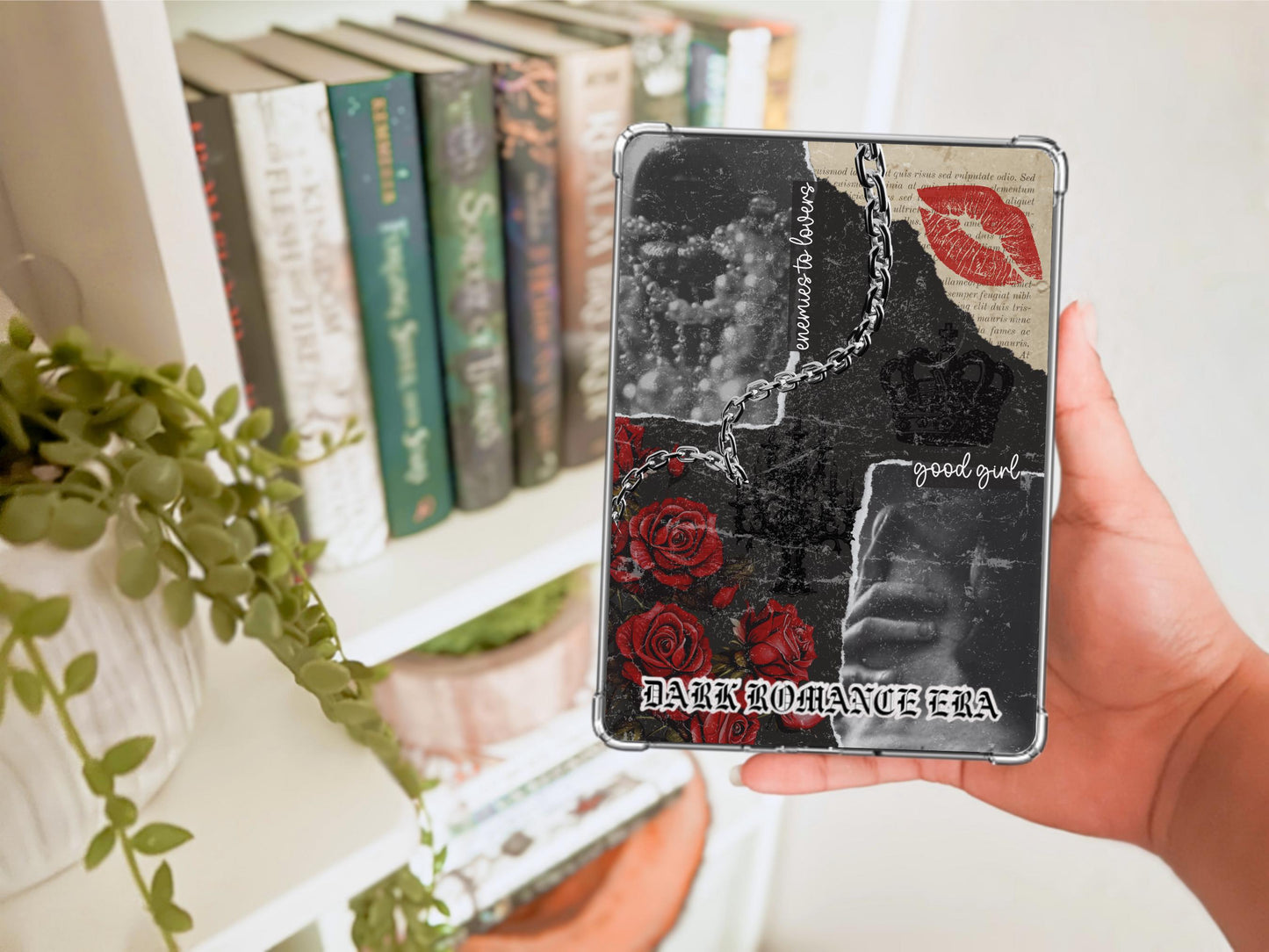 Dark Romance Kindle Case Insert / Booktok / Bookish merch / Clear case insert / Dark romance / Good girl / Enemies to lovers