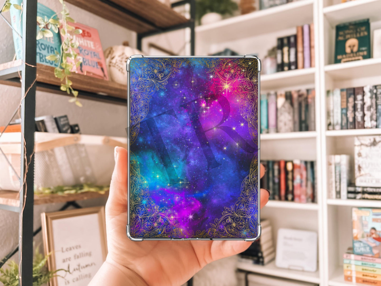 Galaxy Kindle Case Insert/ E-Reader Clear Case Insert/ bookish merch/ clear case insert/ trendy/ fantasy/ celestial/ booktok