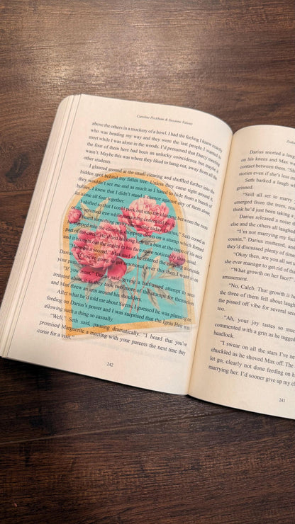 Transparent Dragon bookmark /fantasy/booktok/book merch/ bookish accessories/ clear bookmark /romantasy