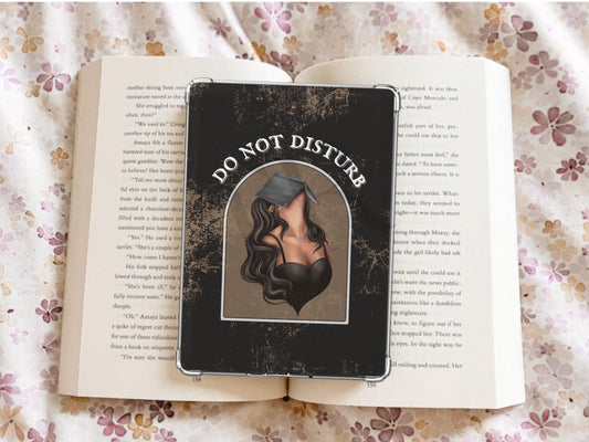 Do Not Disturb Kindle Case Insert / bookish merch/ clear case insert/ edgy/ trendy/ booktok