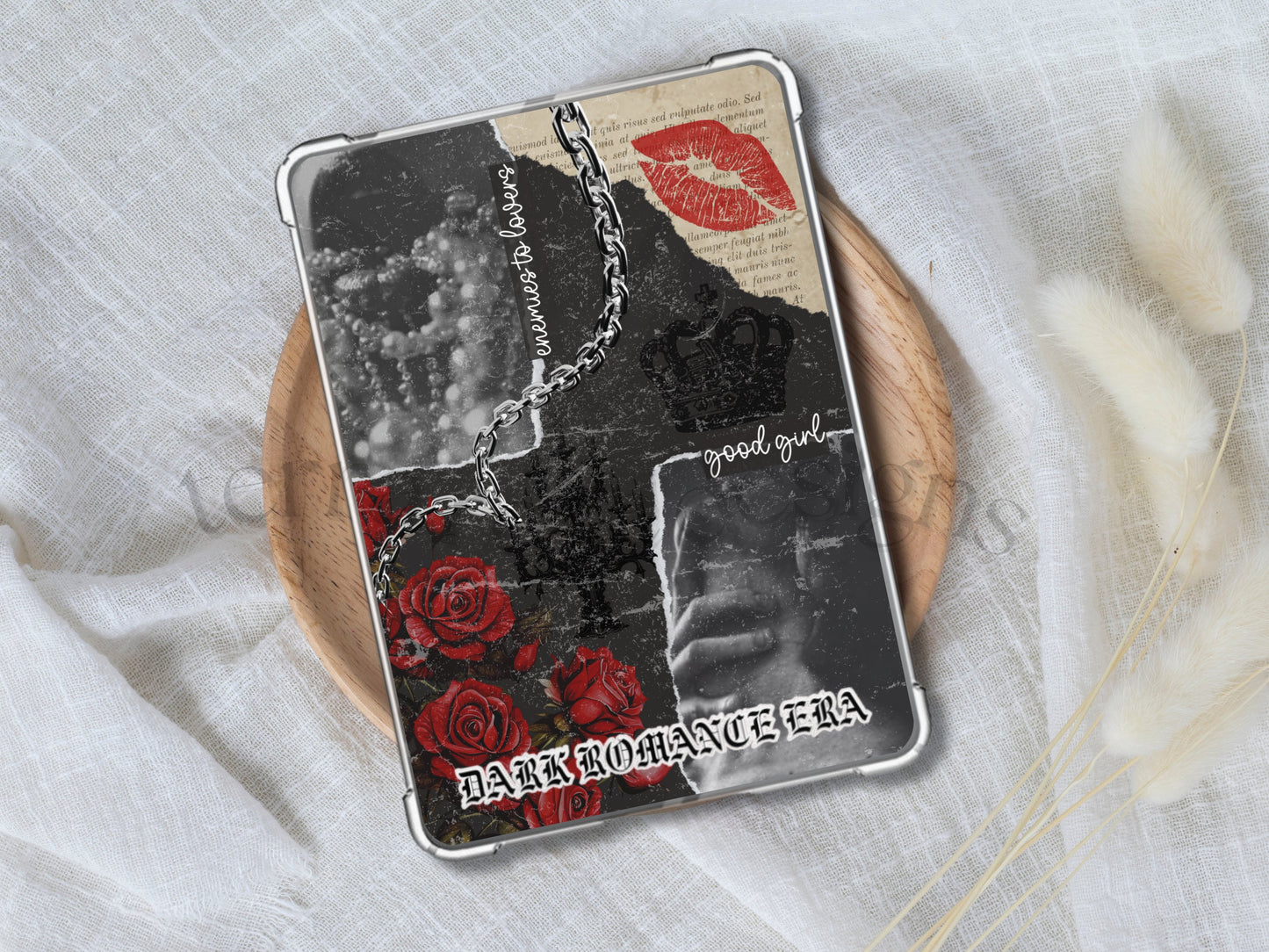 Kindle case insert for clear case- Dark romance era png download | clear case insert | e-reader accessories |  book png | bookish |