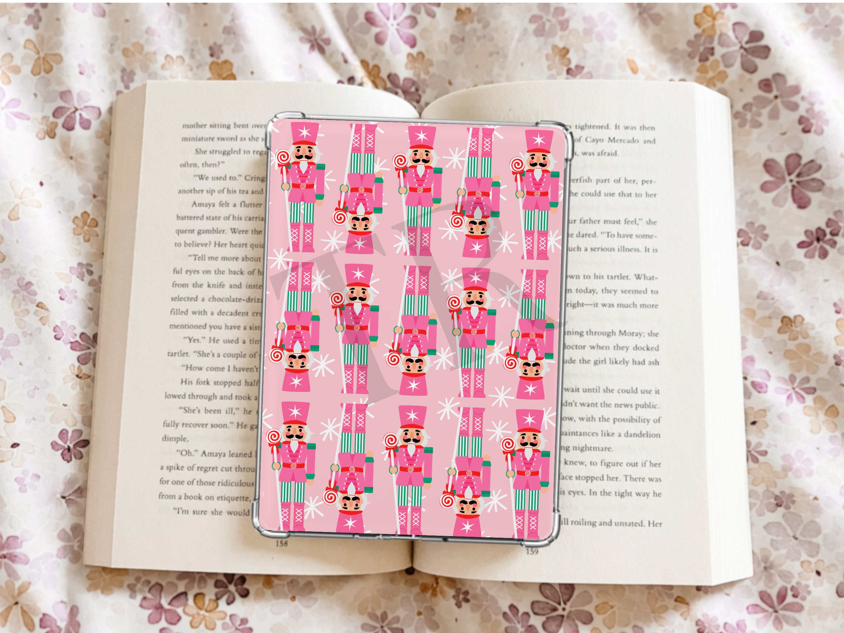 Nutcracker Kindle Case Insert / booktok/ bookish merch/ clear case insert/ Christmas