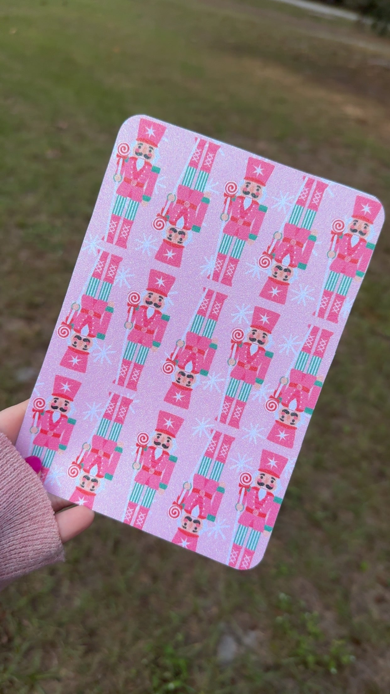 Nutcracker Kindle Case Insert / booktok/ bookish merch/ clear case insert/ Christmas