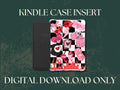 Kindle case insert for clear case-Cool Girl download | Kindle insert | e-reader accessories |  book png | bookish |