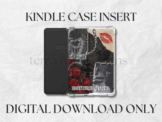 Kindle case insert for clear case- Dark romance era png download | clear case insert | e-reader accessories |  book png | bookish |