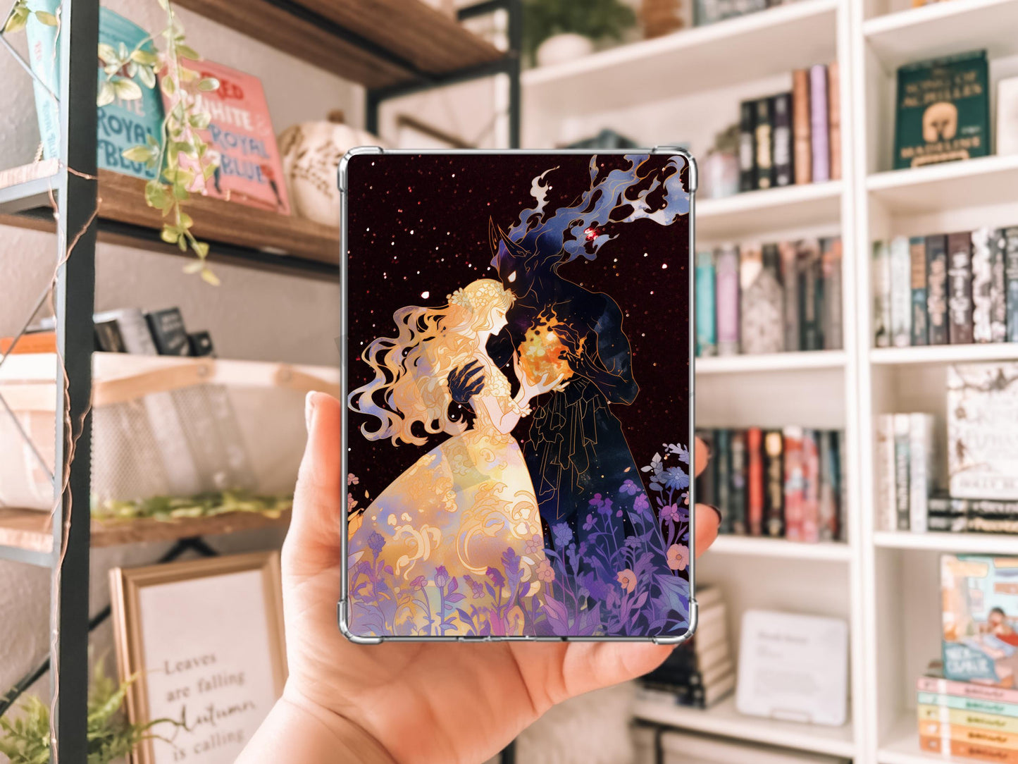 Romantasy Lovers Kindle Case Insert Bundle / booktok/ bookish merch/ clear case insert/ blue/ purple/ fantasy/ enemies to lovers