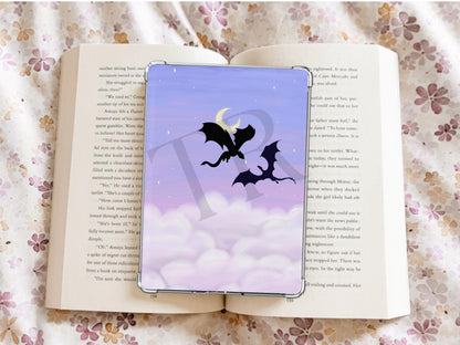 Fantasy Dragon Kindle Case Insert / bookish merch/ clear case insert/ romantasy readers/dragons/ booktok/ trendy