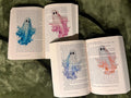 Clear Spooky Ghost bookmark /spookyseason/booktok/book merch/ bookish accessories/ clerk bookmark /vintage ghost/ halloween/