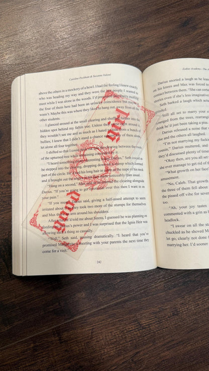 Transparent vintage Good Girl bookmark /fantasy/booktok/book merch/ bookish accessories/ clear bookmark /dark romance/ gift idea