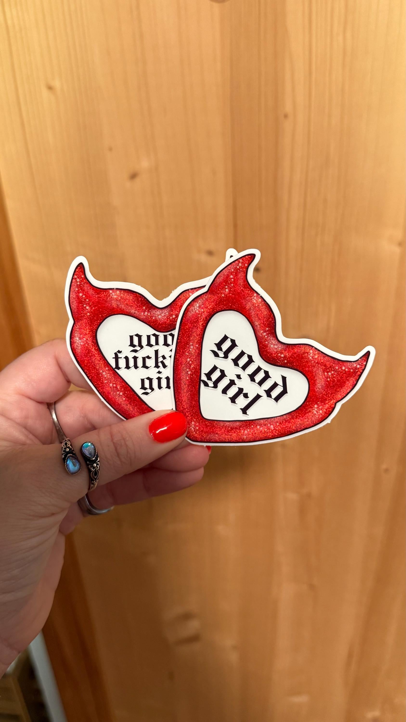 Good Girl Bookish Sticker/ booktok/ bookish merch/ handmade sticker/ kindle accessories/ book accessories
