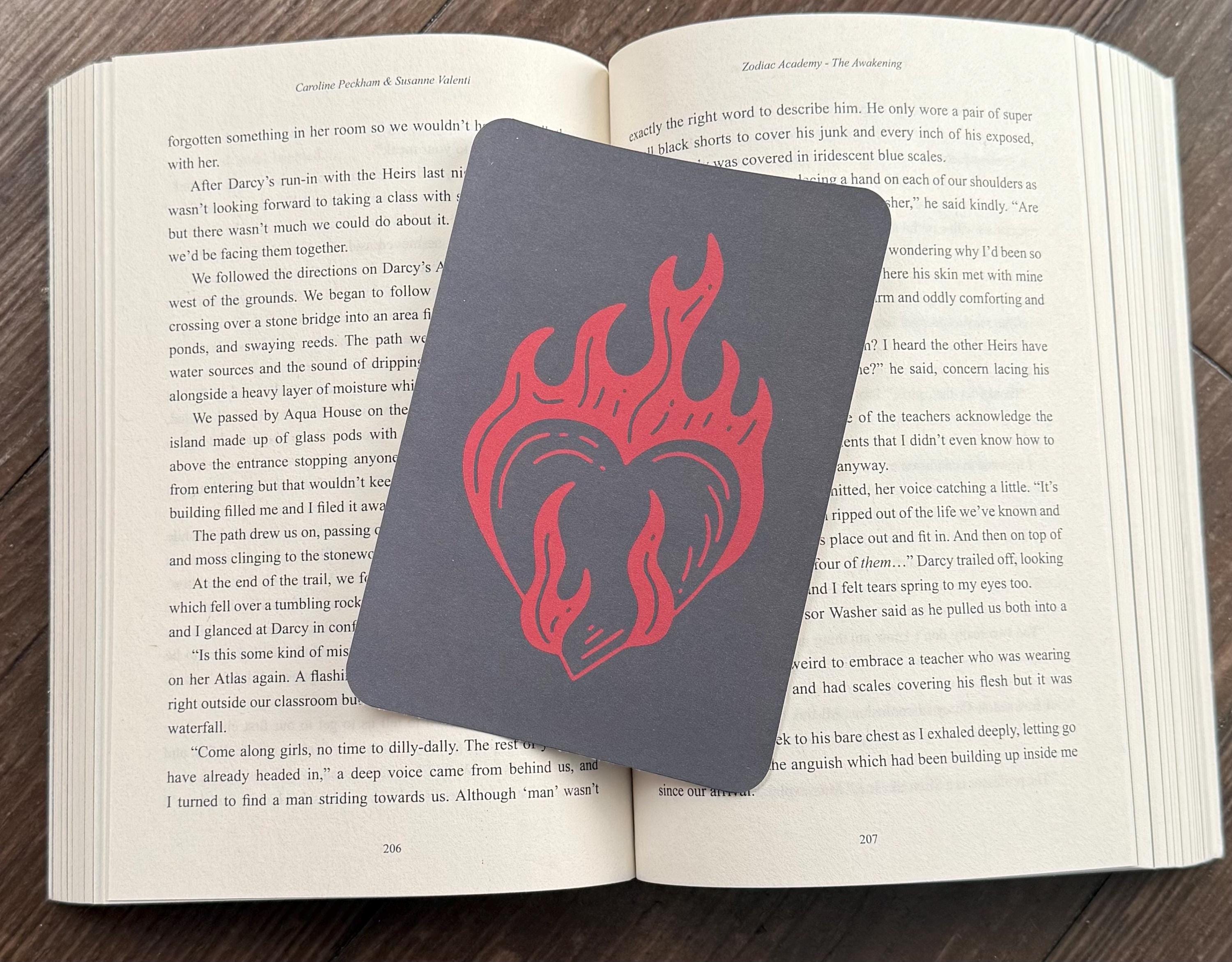 Hear of Flames png download | clear case insert | e-reader accessories |  book png | bookish | kindle case insert | kindle accessories