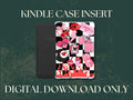 Trendy pink kindle insert png download | clear case insert | e-reader accessories |  book png | bookish | kindle accessories