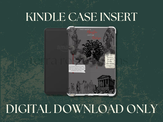 Kindle case insert for clear case- Medusa png download | Kindle Insert | e-reader accessories |  book png | bookish |