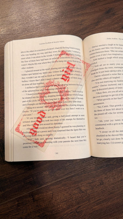 Transparent vintage Good Girl bookmark /fantasy/booktok/book merch/ bookish accessories/ clear bookmark /dark romance/ gift idea