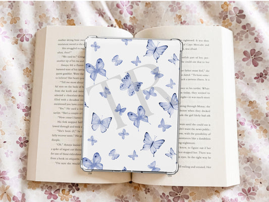 Blue Butterfly Kindle Case Insert/ E-Reader Clear Case Insert/ bookish merch/ clear case insert/ trendy/ butterflies/ booktok