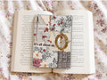 Vintage Floral Collage Kindle Case Insert / E-reader Case Insert/ booktok/ bookish merch/ clear case insert