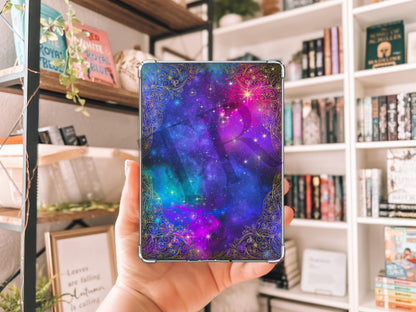 Galaxy Kindle Case Insert/ E-Reader Clear Case Insert/ bookish merch/ clear case insert/ trendy/ fantasy/ celestial/ booktok
