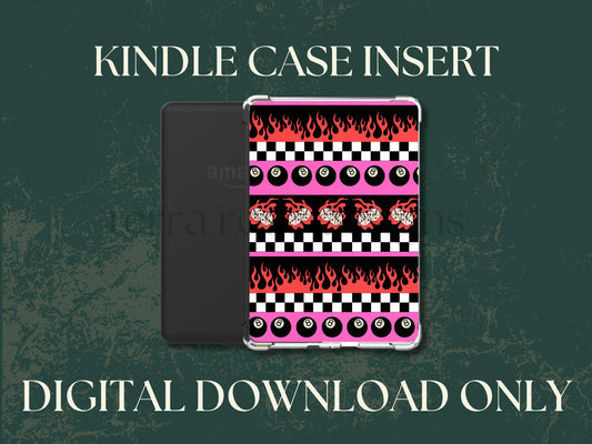 Trendy pink kindle insert png download | clear case insert | e-reader accessories |  book png | bookish | kindle accessories