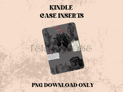 Kindle case insert for clear case- Medusa png download | Kindle Insert | e-reader accessories |  book png | bookish |