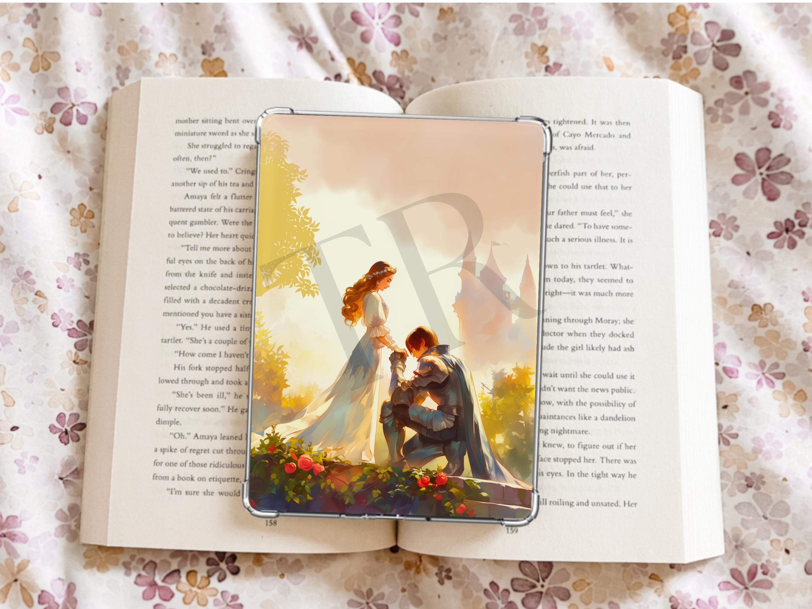 Romantasy Kindle Case Insert / bookish merch/ clear case insert/ romantasy readers/knight/ booktok/ trendy